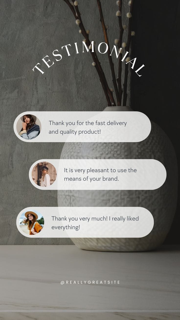 customer testimonials